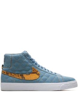 Nike: Синие кеды  SB Blazer Mid