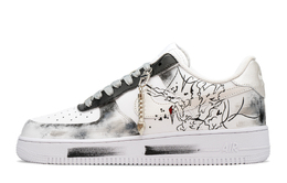 Nike: Чёрные кроссовки  Air Force 1