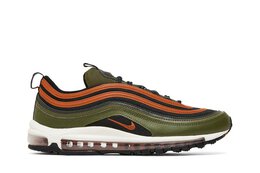 Nike: Зелёные кроссовки  Air Max 97