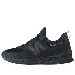 New Balance: Чёрные кроссовки  574