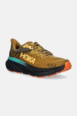 HOKA: Коричневые кроссовки 