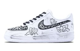 Nike: Чёрные кроссовки  Air Force 1