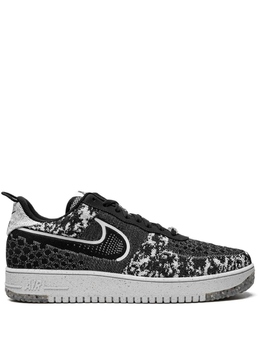 Nike: Чёрные кроссовки  Air Force 1 Crater Flyknit