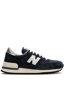 New Balance: Синие кроссовки  Core