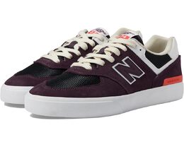 New Balance: Фиолетовые кроссовки  574