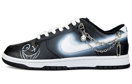 Nike: Чёрные кроссовки  Dunk