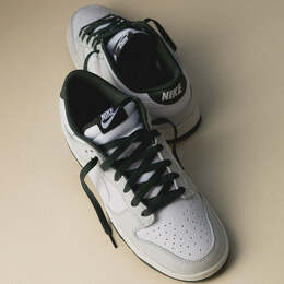 Nike: Белые кроссовки  Dunk Low Retro