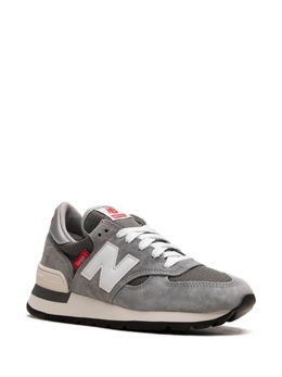 New Balance: Серые кроссовки  990