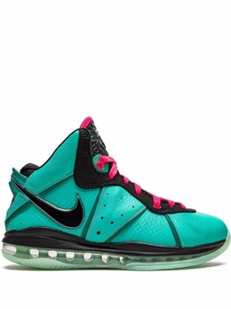 Nike: Зелёные кроссовки  Lebron 8