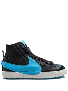 Nike: Чёрные кеды  Blazer Mid 77