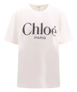 Chloé: Футболка оверсайз 