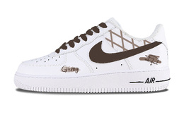 Nike: Коричневые кроссовки  Air Force 1