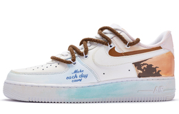 Nike: Белые кроссовки  Air Force 1