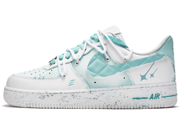 Nike: Зелёные кроссовки  Air Force 1