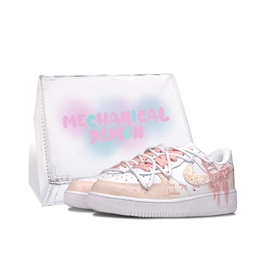 Nike: Розовые кроссовки  Air Force 1