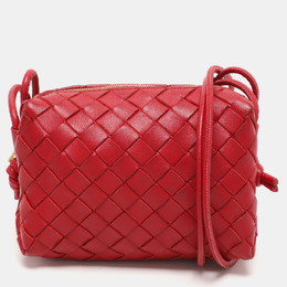 Bottega Veneta: Красная сумка  Intrecciato