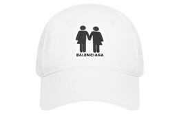 Balenciaga: Белая кепка 