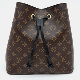 Louis Vuitton: Коричневая сумка 