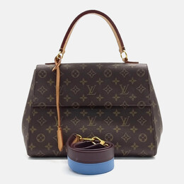 Louis Vuitton: Коричневая сумка 
