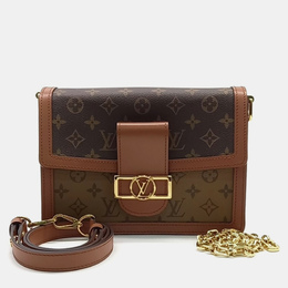 Louis Vuitton: Коричневая сумка 