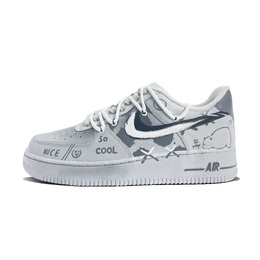 Nike: Белые кроссовки  Air Force 1