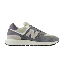 New Balance: Серые кроссовки  574