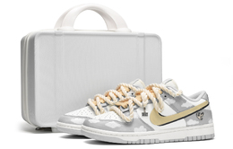 Nike: Серые кроссовки  Dunk