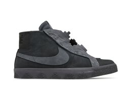 Nike: Серые кроссовки  Blazer Mid