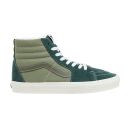 Vans: Зелёные кроссовки  Sk8-Hi