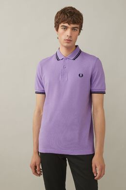 Fred Perry: Фиолетовая рубашка 