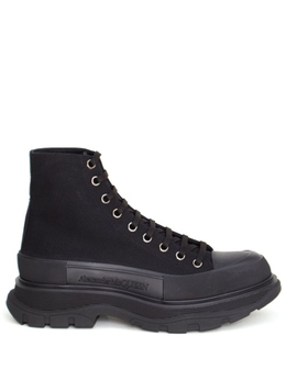 Alexander McQueen: Чёрные кеды  Tread Slick