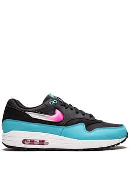 Nike: Чёрные кроссовки  Air Max 1