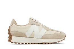 New Balance: Бежевые кроссовки  327