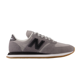 New Balance: Серые кроссовки 