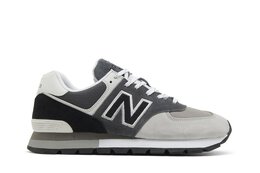 New Balance: Серые кроссовки  574