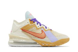 Nike: Оранжевые кроссовки  Lebron 18