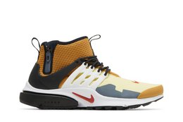 Nike: Жёлтые кроссовки  Air Presto Mid Utility