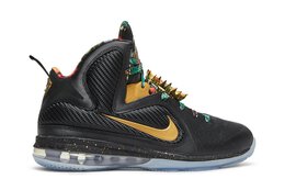 Nike: Чёрные кроссовки  Lebron 9