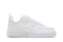 Nike: Белые кроссовки  Air Force 1 React