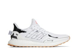 Adidas: Белые кроссовки  UltraBoost