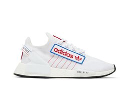 Adidas: Белые кроссовки  NMD_R1 V2