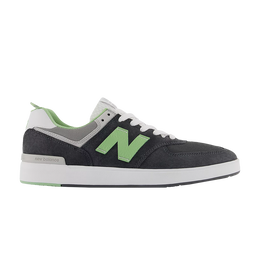 New Balance: Серые кроссовки  574