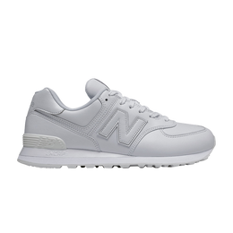 New Balance: Белые кроссовки  574