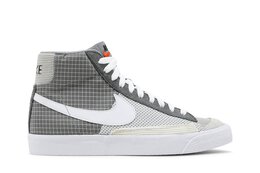 Nike: Серые кроссовки  Blazer Mid