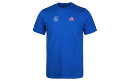 Adidas: Синяя футболка 