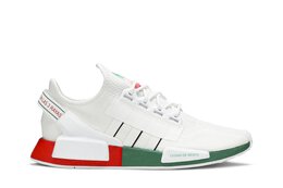 Adidas: Белые кроссовки  NMD_R1 V2