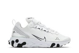 Nike: Белые кроссовки  React Element 55