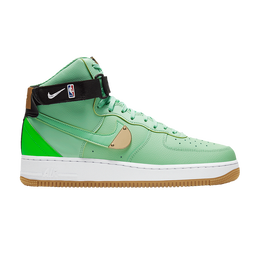 Nike: Зелёные кроссовки  Air Force 1 High