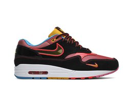 Nike: Чёрные кроссовки  Air Max 1