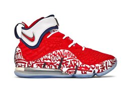 Nike: Красные кроссовки  Lebron 17